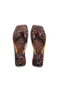 Chinelo Square Animal ACT Feminino Leopardo