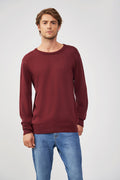 Tricot Gola Careca Masculina Acostamento Bordo