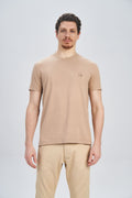Camiseta The Wolf Brand Masculina Acostamento Bege Caqui