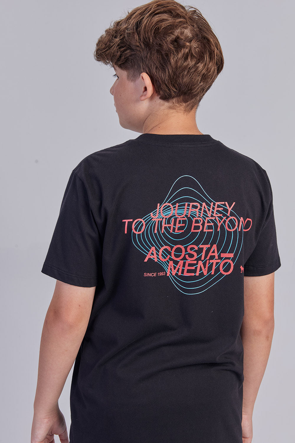 Camiseta Journey Menino Acostamento Next Laranja Sunset