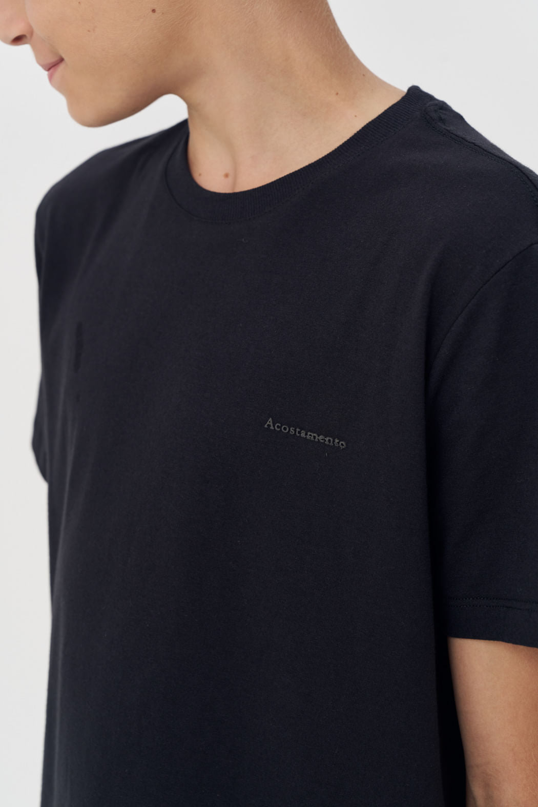 Camiseta Básica Menino Acostamento Next Preto