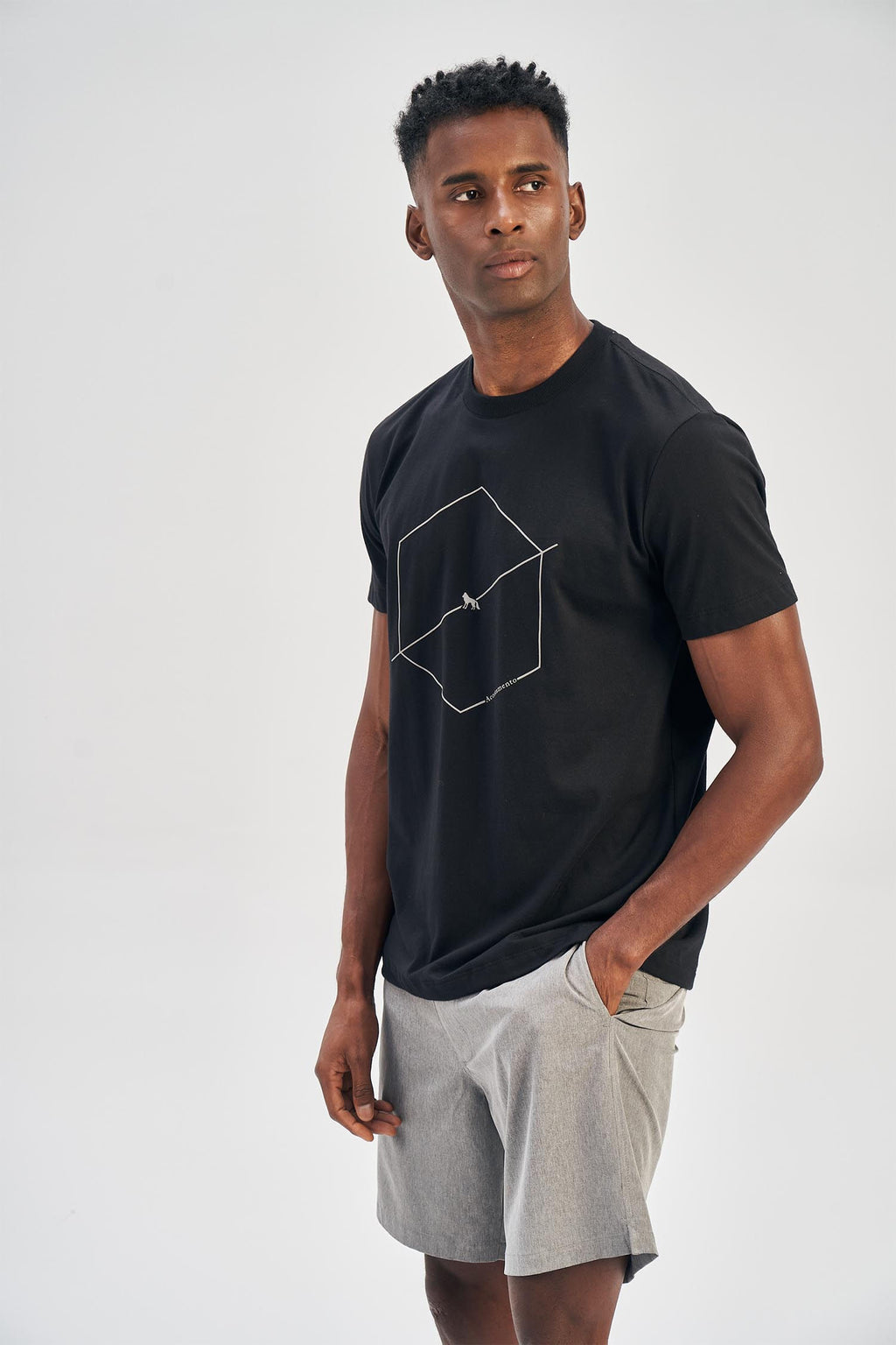 Camiseta Form Line Masculina Acostamento Branco