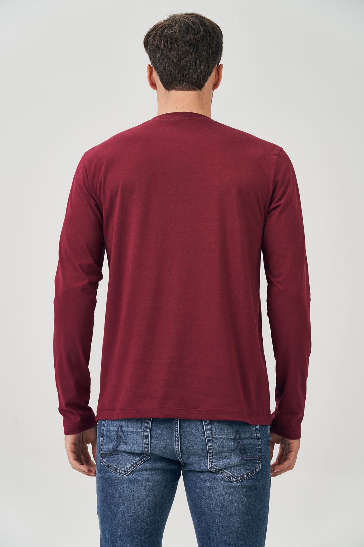 Camiseta Manga Longa Patch Masculina Acostamento Bordo Sangria