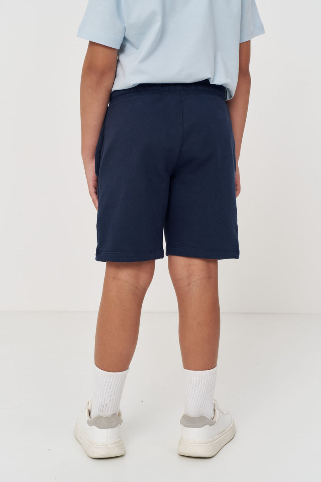 Bermuda Moletom Com Bolsos Menino Acostamento Next Marinho