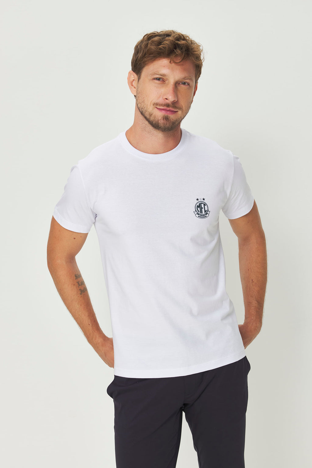 Camiseta Collab Mirassol Masculina Acostamento Branco
