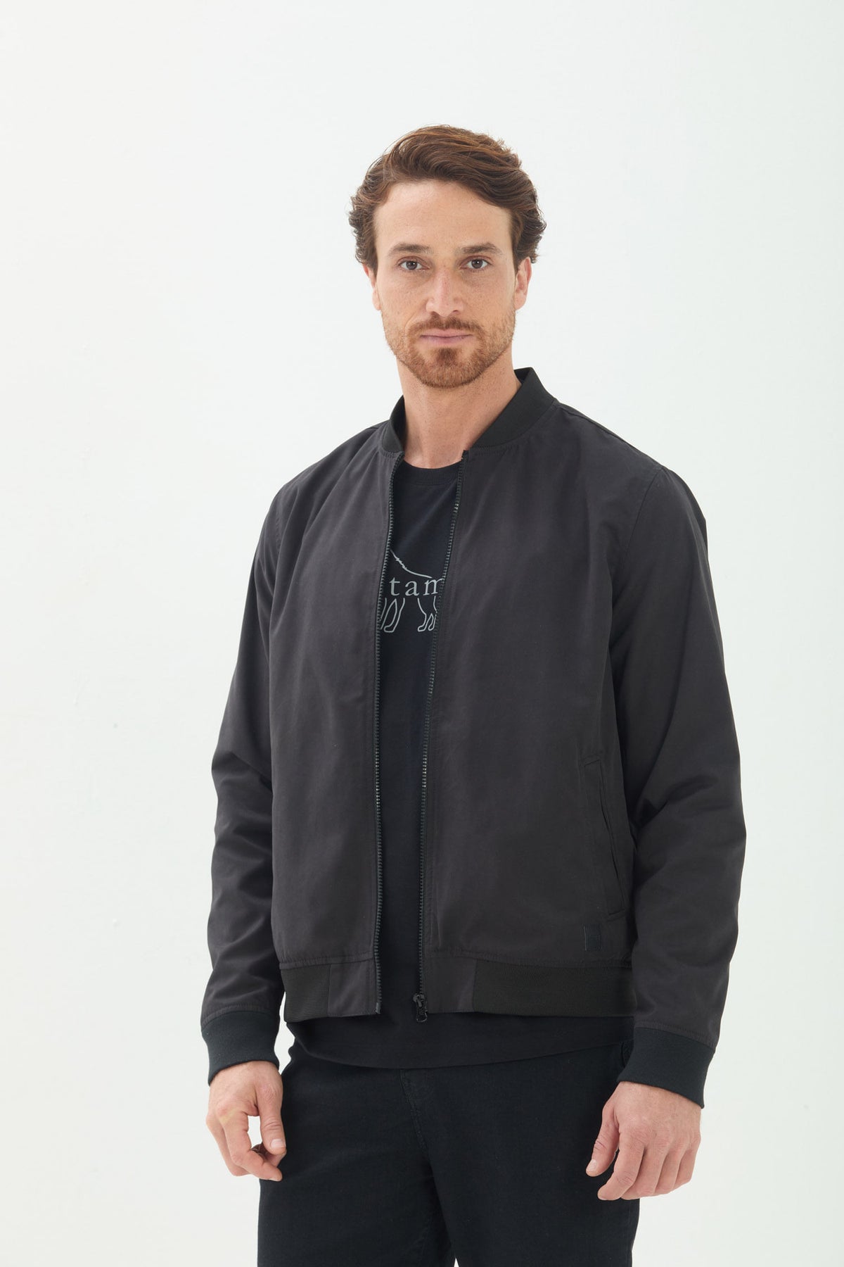 Jaqueta Tech Urbana Masculina Acostamento Preto