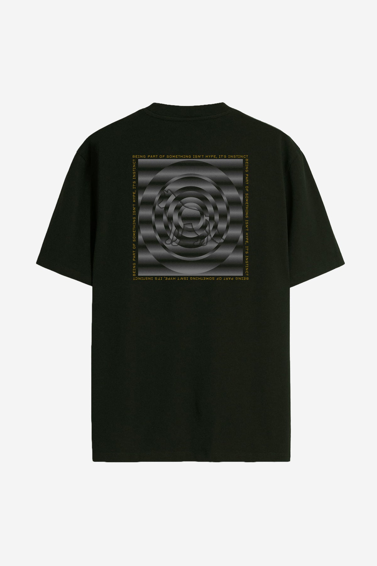 Camiseta Instinct Masculina Acostamento Verde Folhagem