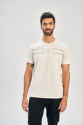 Camiseta Linha Central Masculina Acostamento Branco