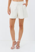 Short Celebration PU ACT Feminino Off White