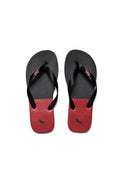 Chinelo Bicolor Masculino Acostamento Vermelho