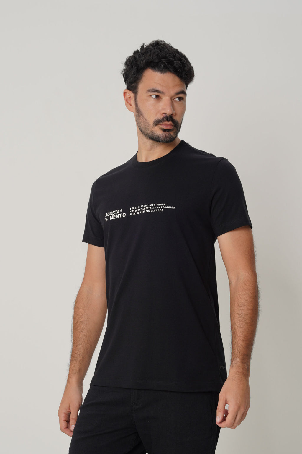 Camiseta Tech UV Movement Masculina Acostamento Preto