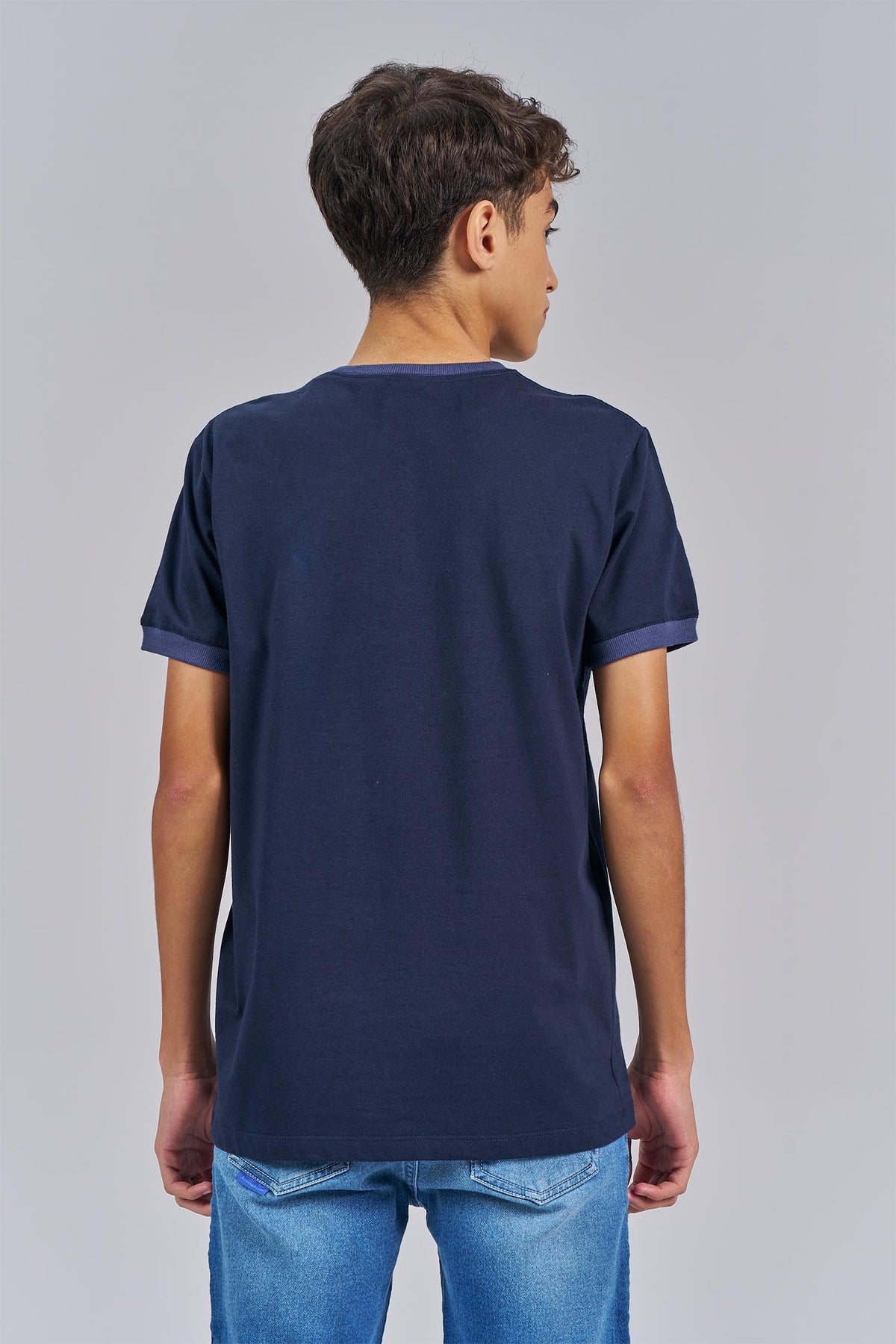 Camiseta Duo Menino Acostamento Next Marinho