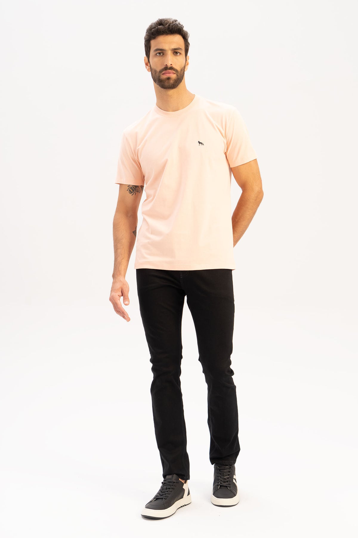 Camiseta Wolf Max Costas Masculina Acostamento Rosa