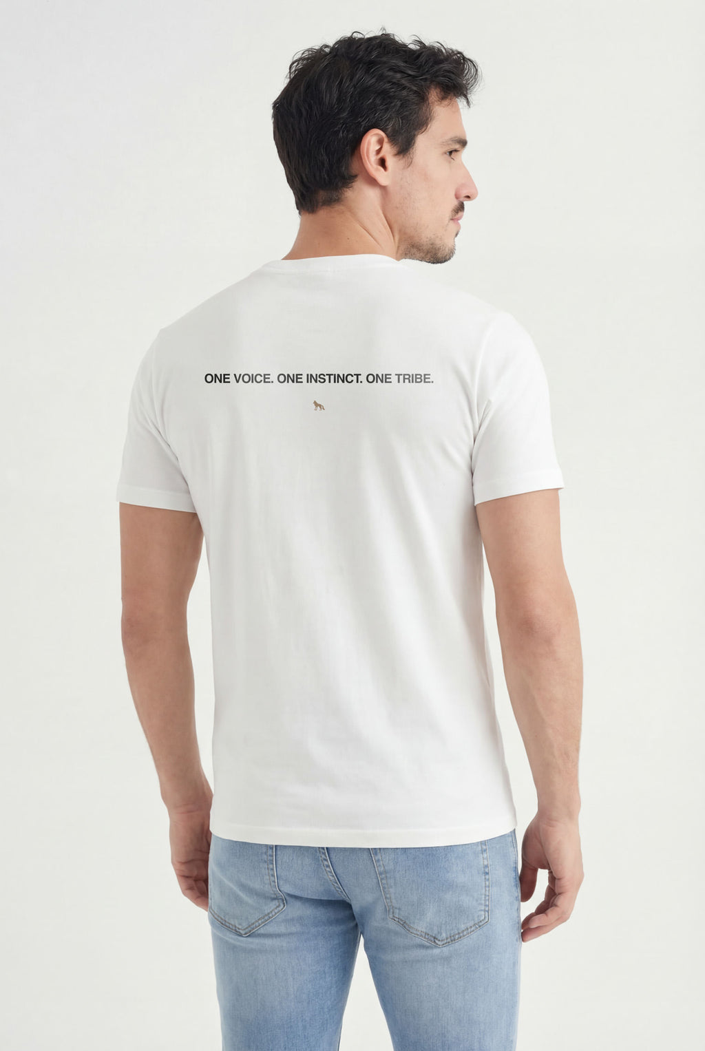 Camiseta Algodão Com Estampa Masculina Acostamento Off White