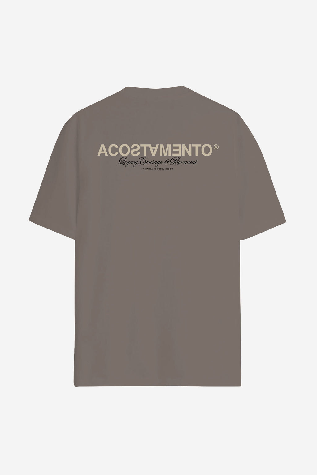 Camiseta Estampa DNA Masculino Acostamento Capuccino