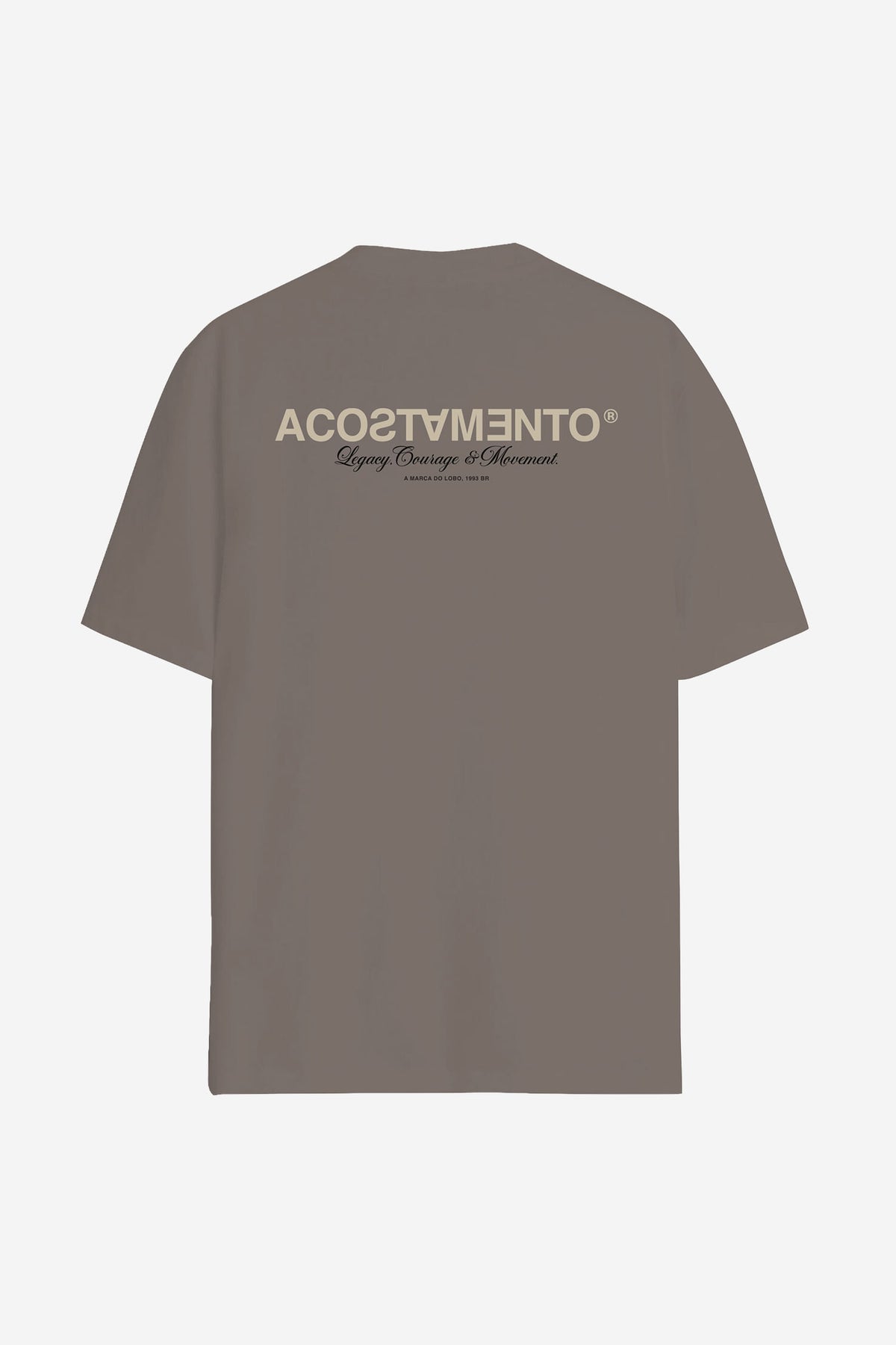 Camiseta Estampa DNA Masculino Acostamento Capuccino