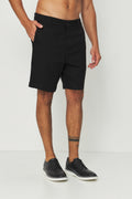 Bermuda Casual Versátil Masculina Acostamento Preto