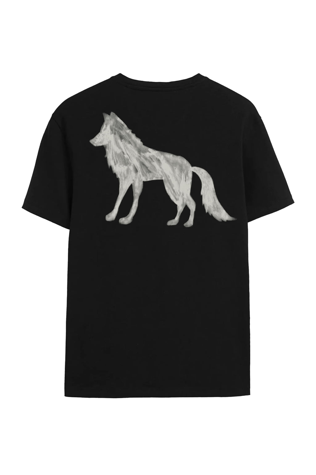 Camiseta Wolf Max Costas Masculina Oversize Acostamento Preto