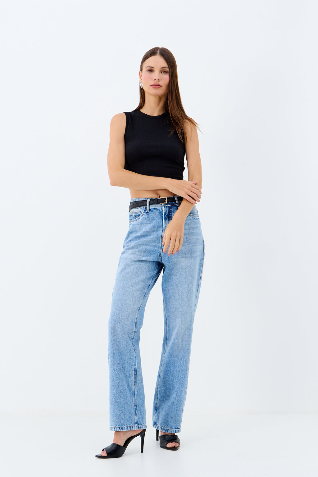 Regata Crop Top Feminina Acostamento Off White