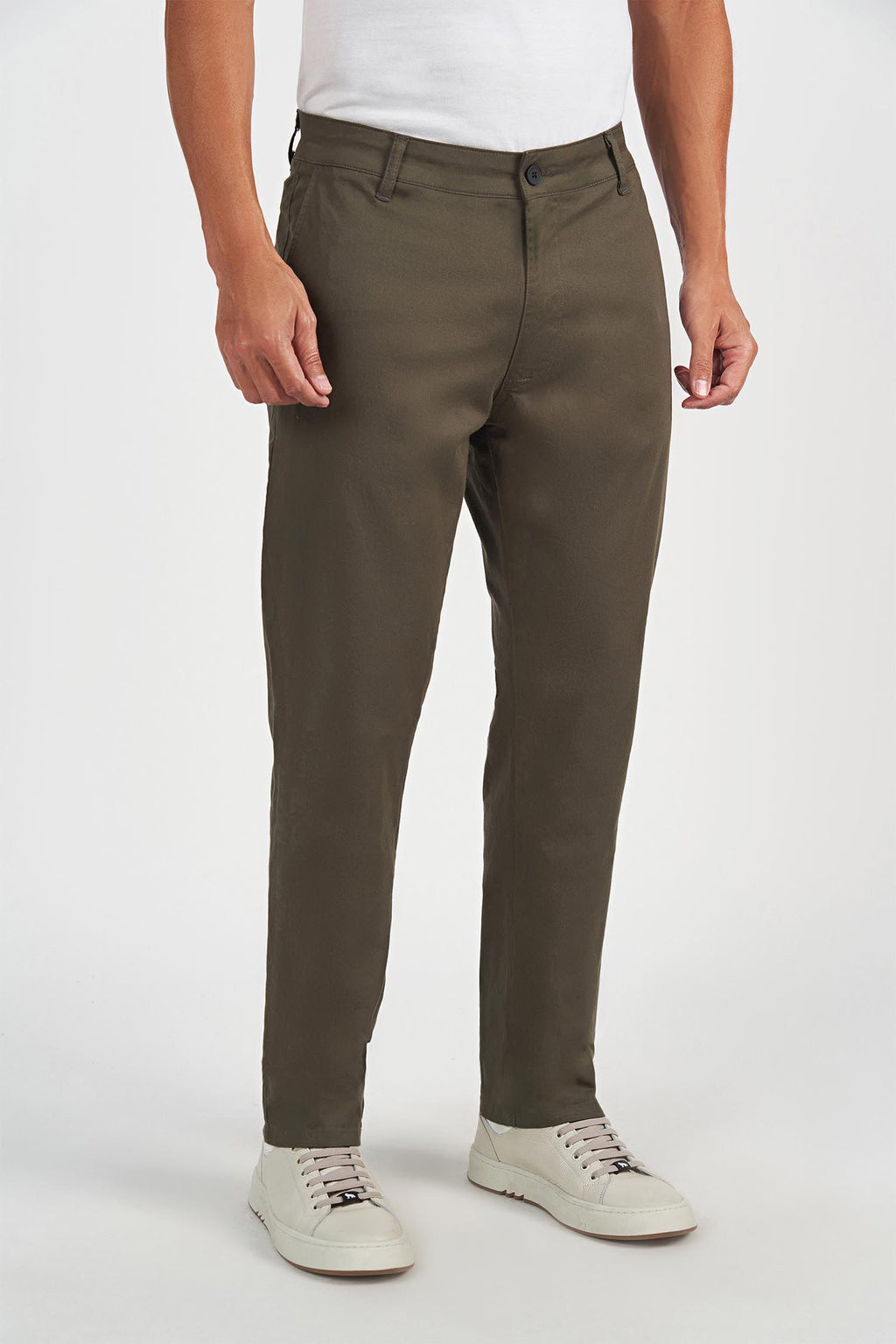 Calça Scrivania Chino Rock Masculina Acostamento Verde Byron