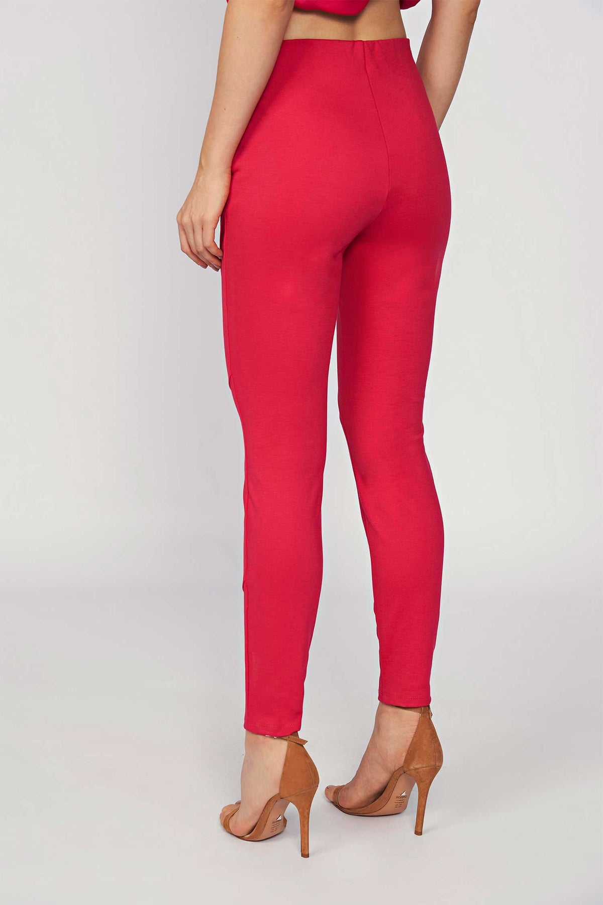 Calça Nervuras Feminina Acostamento Hot Pink