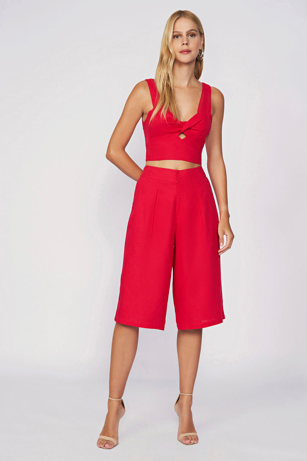 Top Court Feminino Acostamento Hot Pink