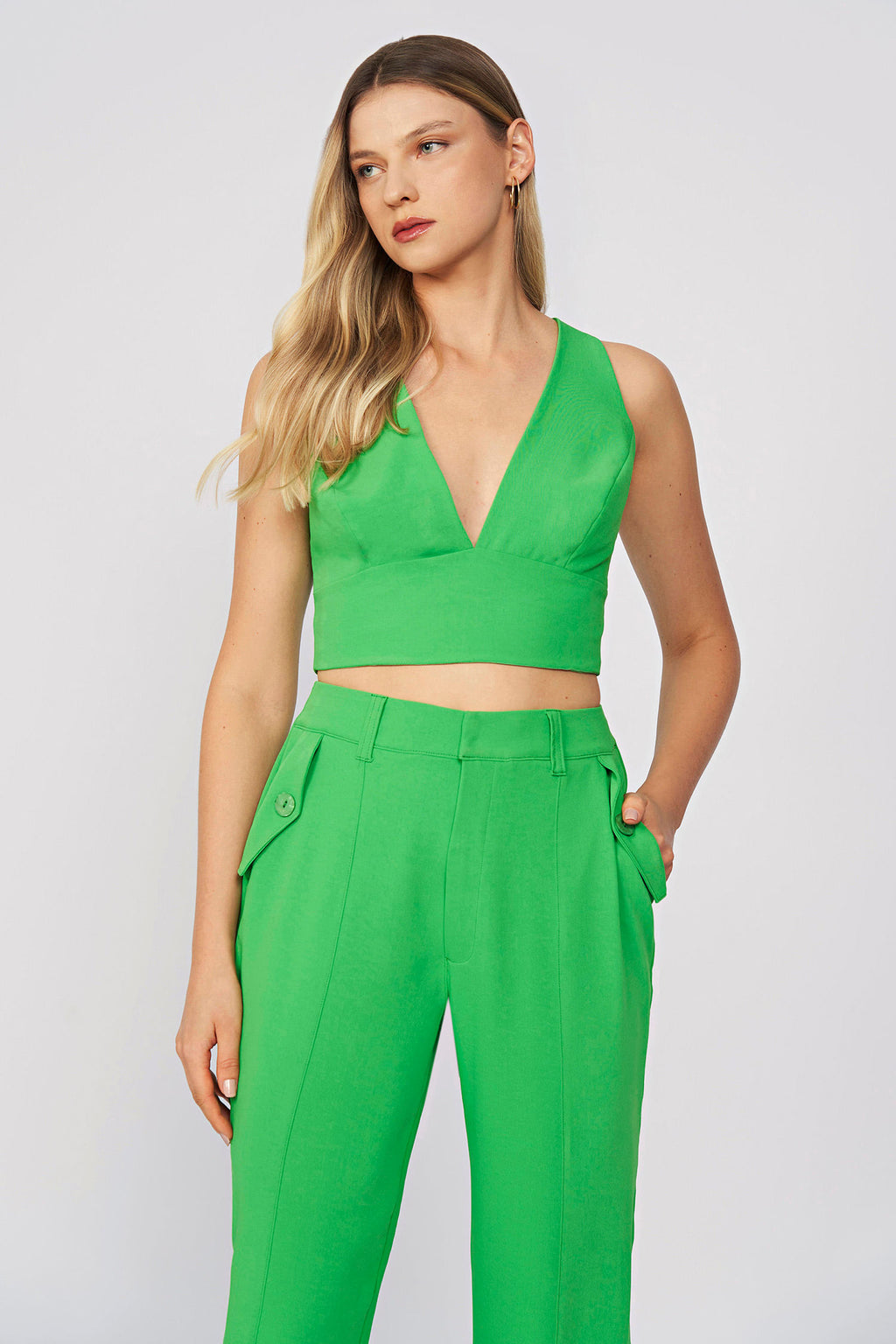 Top Cropped Feminino Acostamento Flash Purple