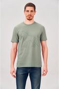 Camiseta Lobo Contorno Masculina Acostamento Azul Navy