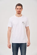 Camiseta Authentic Design Masculina Acostamento Branco