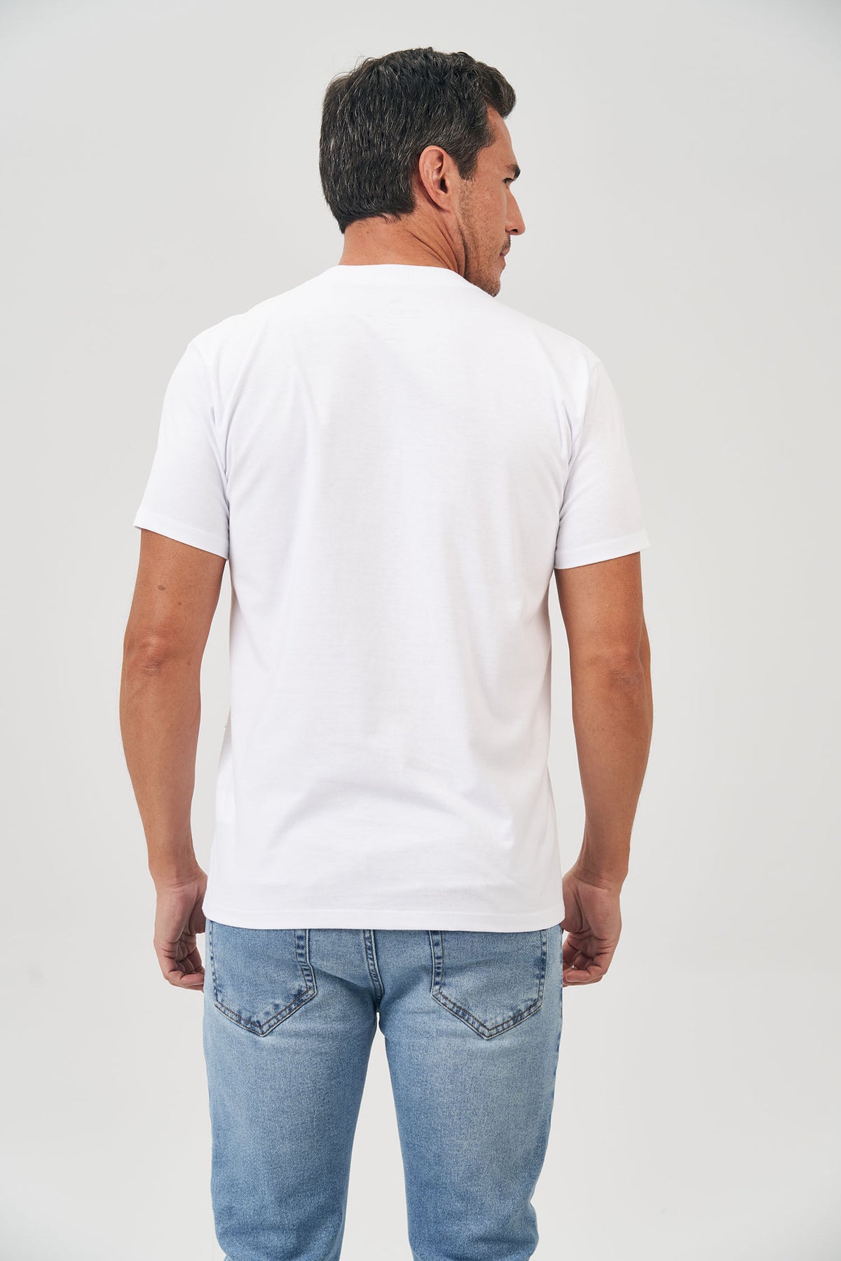 Camiseta Campo Masculina Acostamento Branco