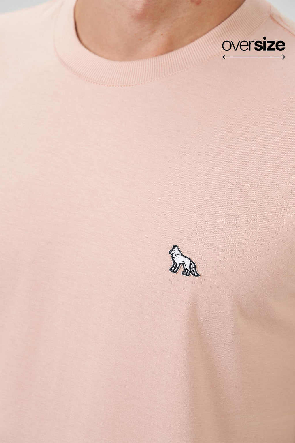 Camiseta Basic True Grit Masculina Oversize Acostamento Rosa Cha