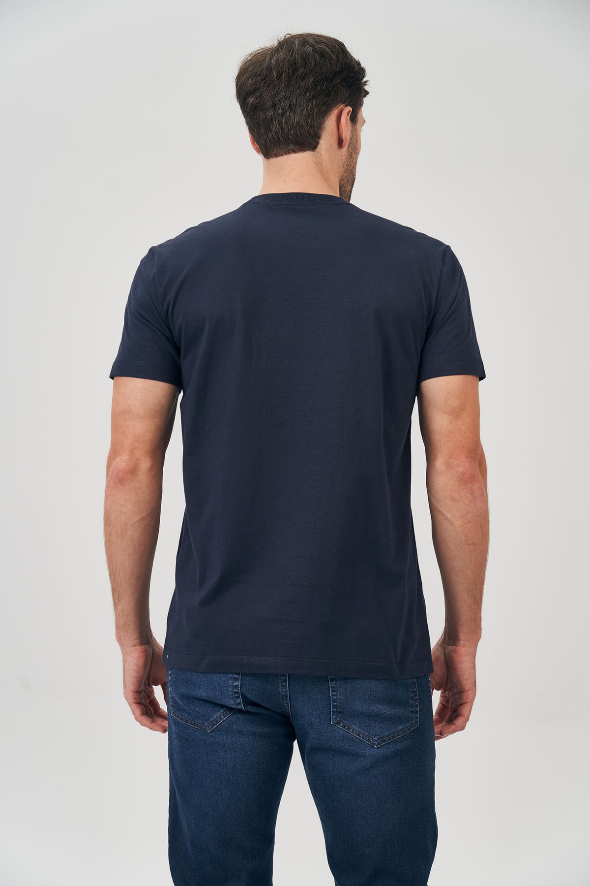 Camiseta Lobo em Ação Masculina Acostamento Branco