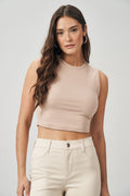 Regata Cropped Feminina Acostamento Citrino
