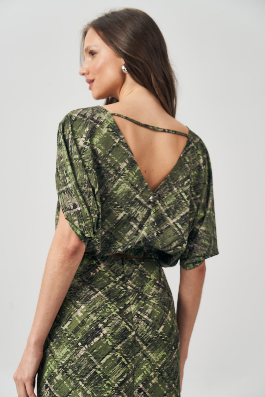 Blusa Print Model Feminina Acostamento Deep Lines