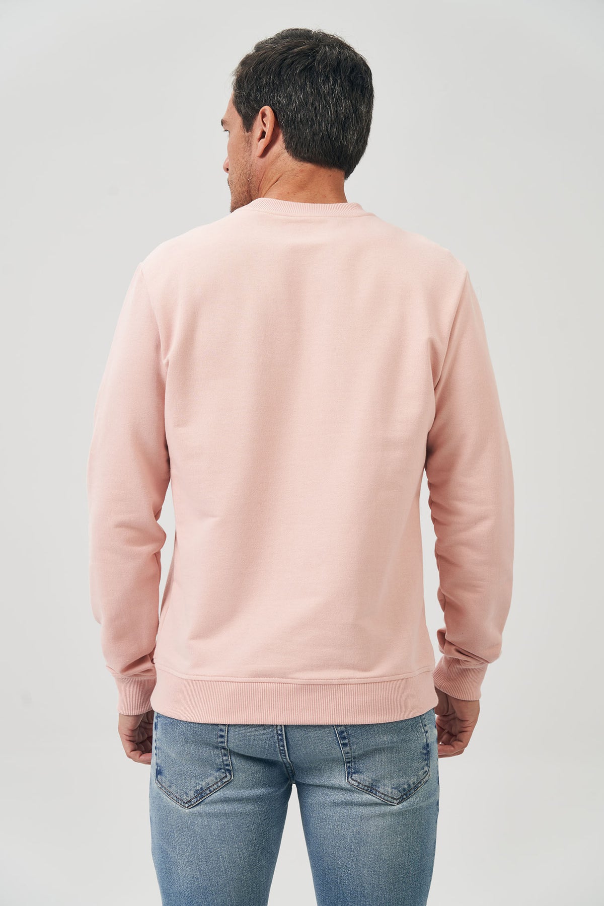 Blusão Moletom Embossing Masculino Acostamento Rosa Cha