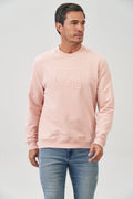 Blusão Moletom Embossing Masculino Acostamento Rosa Cha