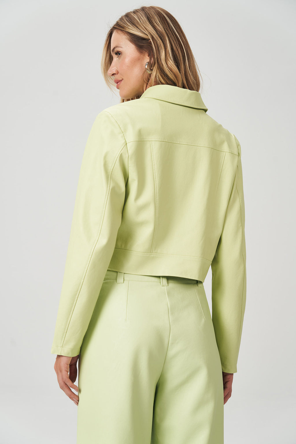 Casaco PU Pocket Feminino Acostamento Citrino