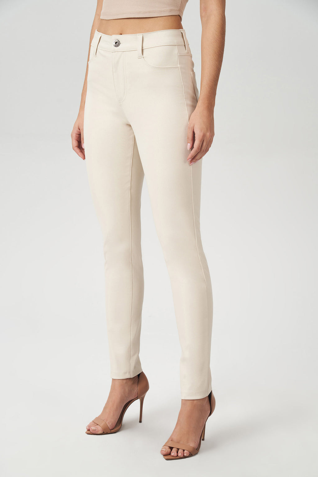 Calça Fashion Skinny Feminina Acostamento Areia