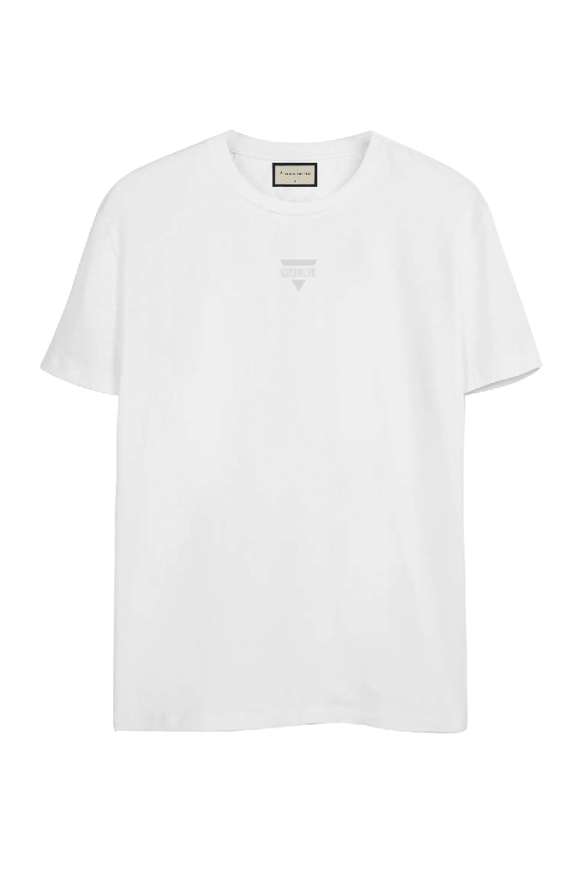 Camiseta Formas em Lobo Masculina Acostamento Branco