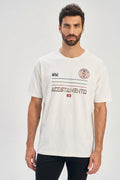 Camiseta Big Shirt 93 Masculina Acostamento Branco