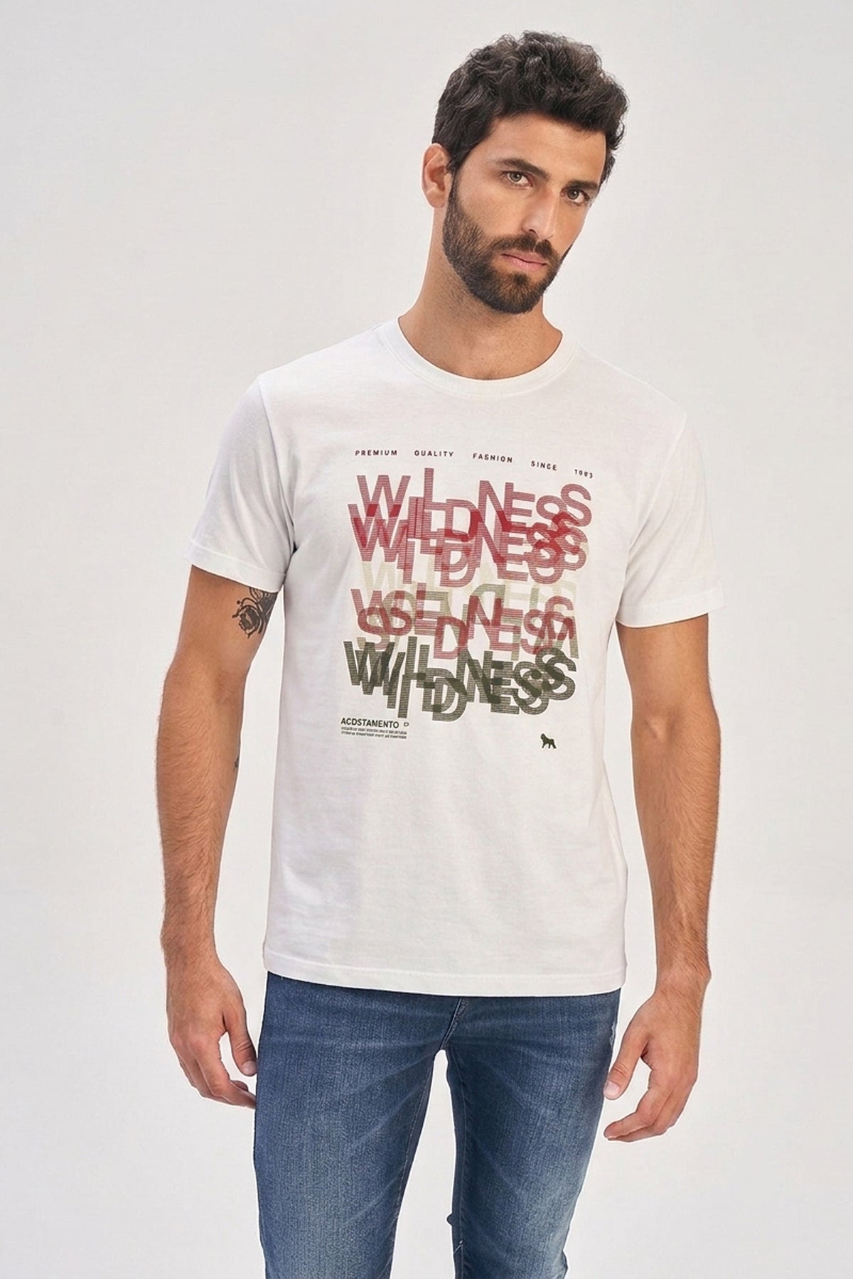 Camiseta Wildness Masculina Acostamento Branco
