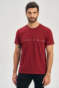 Camiseta Unknown Masculina Acostamento Vermelho Chilli