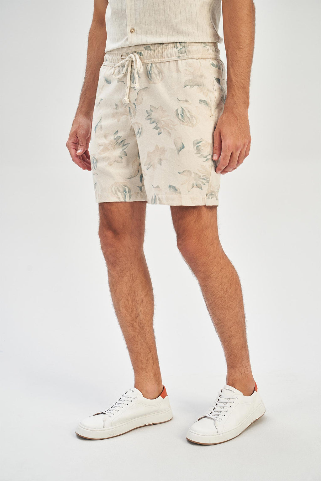 Bermuda Estampada Masculina Acostamento Nature Forms