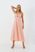 Vestido Midi Sem Alças ACT Feminino Nectar