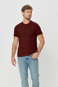 Camiseta Logo Bordada Masculina Acostamento Amarelo Sunlight