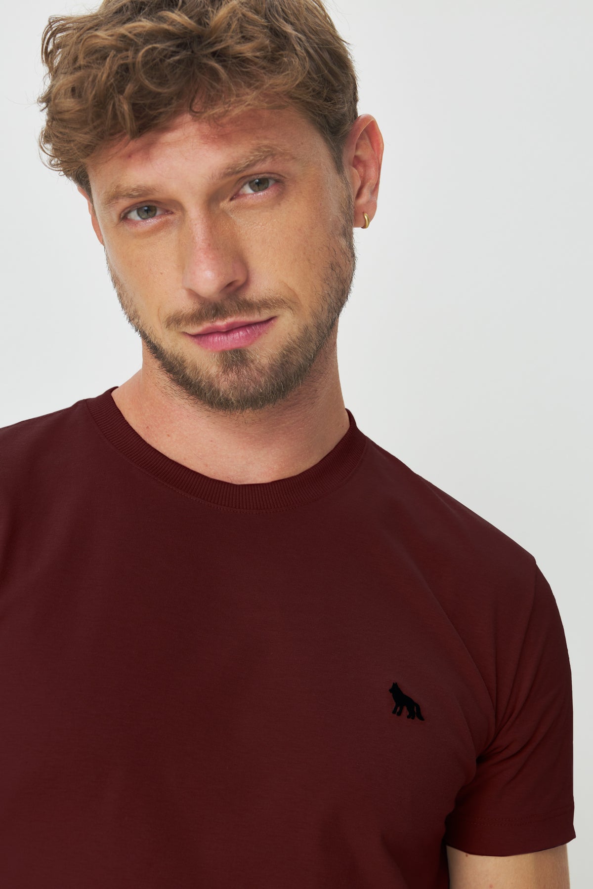 Camiseta Logo Bordada Masculina Acostamento Amarelo Sunlight