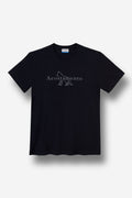 Camiseta Estampa Lobo Central Masculino Acostamento Preto