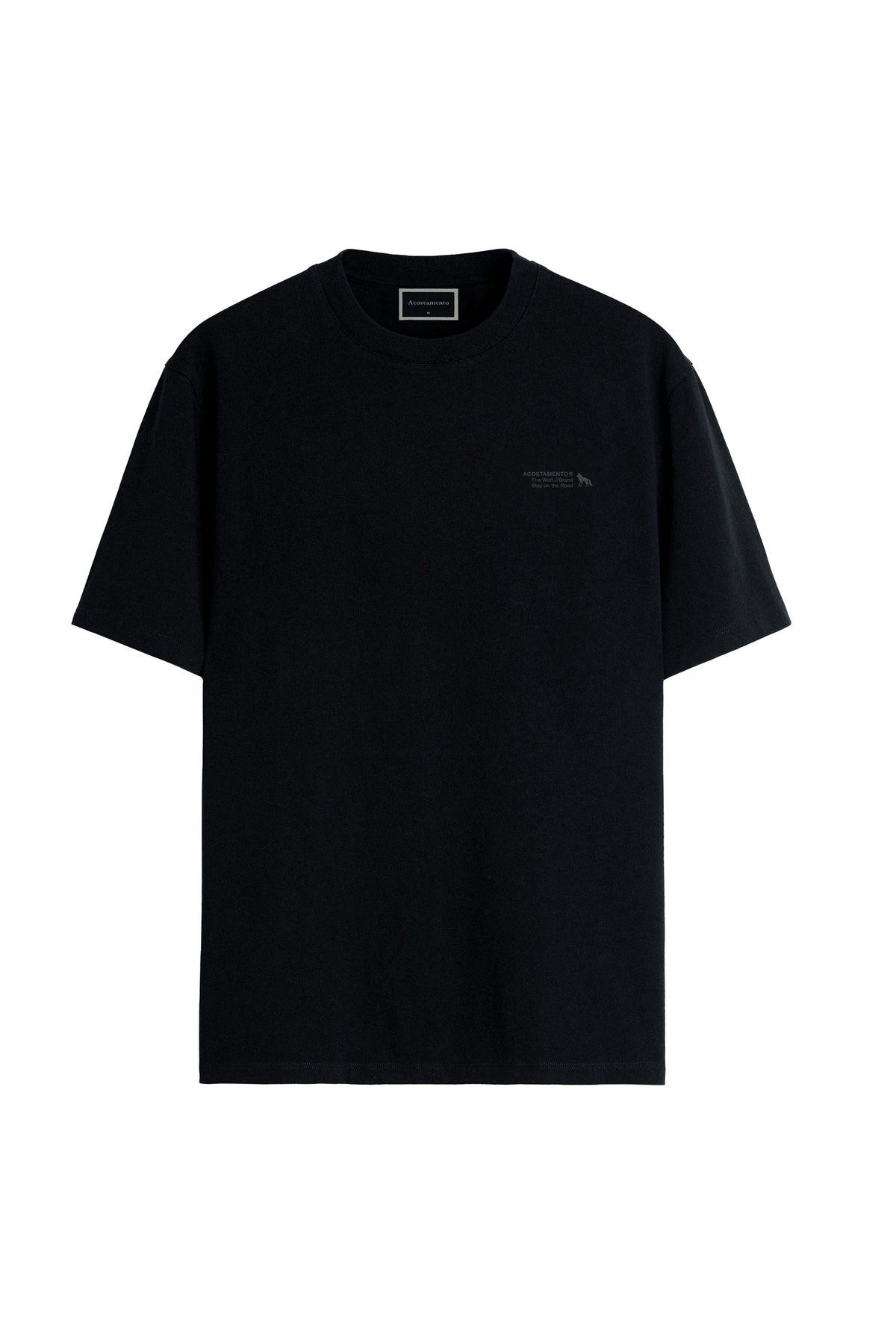 Camiseta Basica Masculina Acostamento Branco