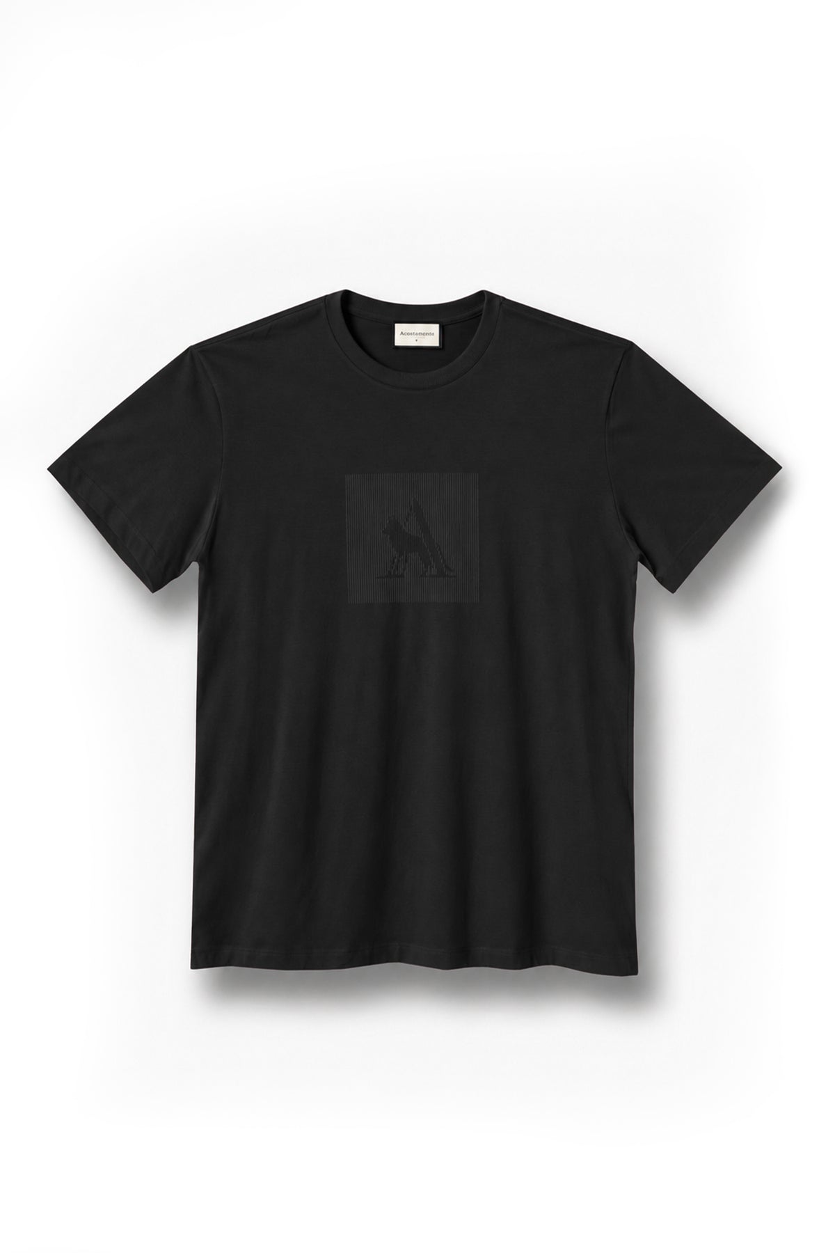 Camiseta Casual Logo Masculina Acostamento Marinho