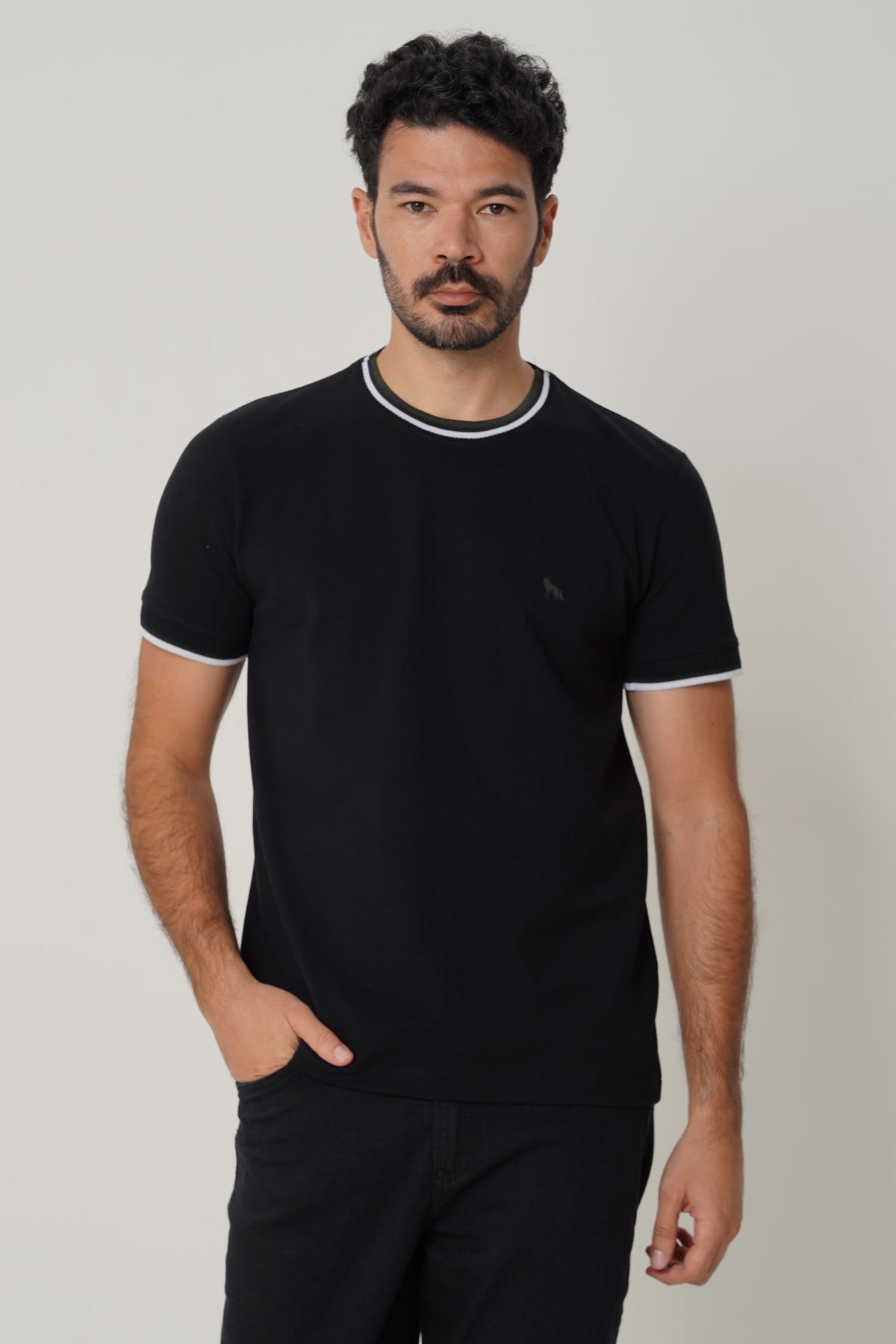 Camiseta Com Elastano Masculina Acostamento Branco